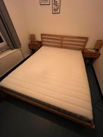 Ikea bed tarva 160x200, Ophalen, Beige, Tweepersoons, Zo goed als nieuw