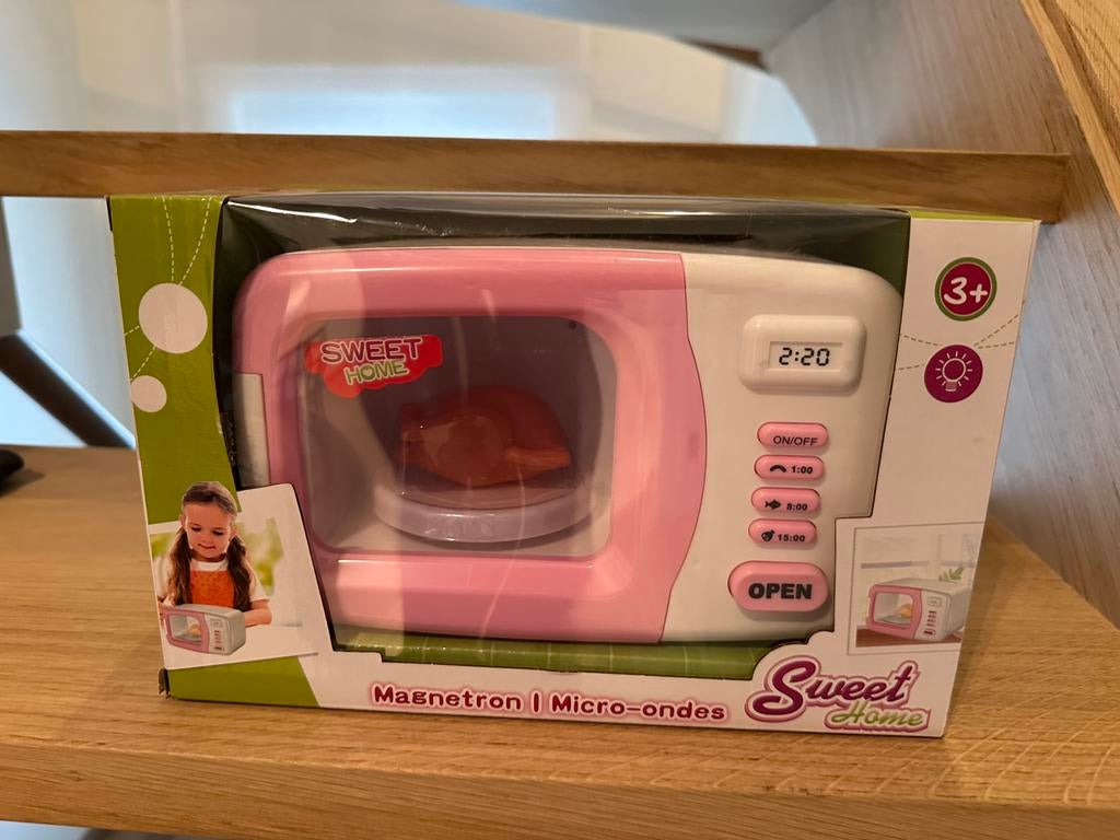Four à micro-ondes Toy, Enlèvement ou Envoi, Neuf, Plastique, Accessoires de cuisine de jeu