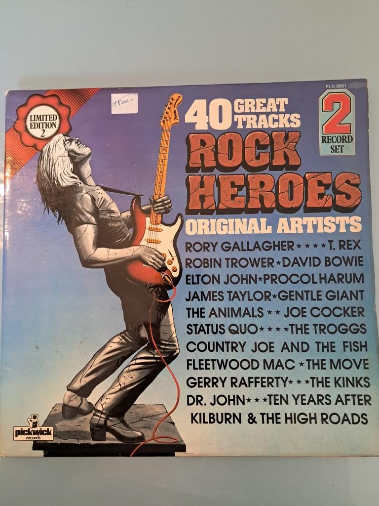 Rock heroes 2lp ..limited edition collection 1966--1978, Verzenden, Zo goed als nieuw