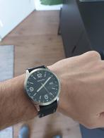 Rodania horloge zwart, Montre-bracelet, Autres marques, Enlèvement ou Envoi, Cuir