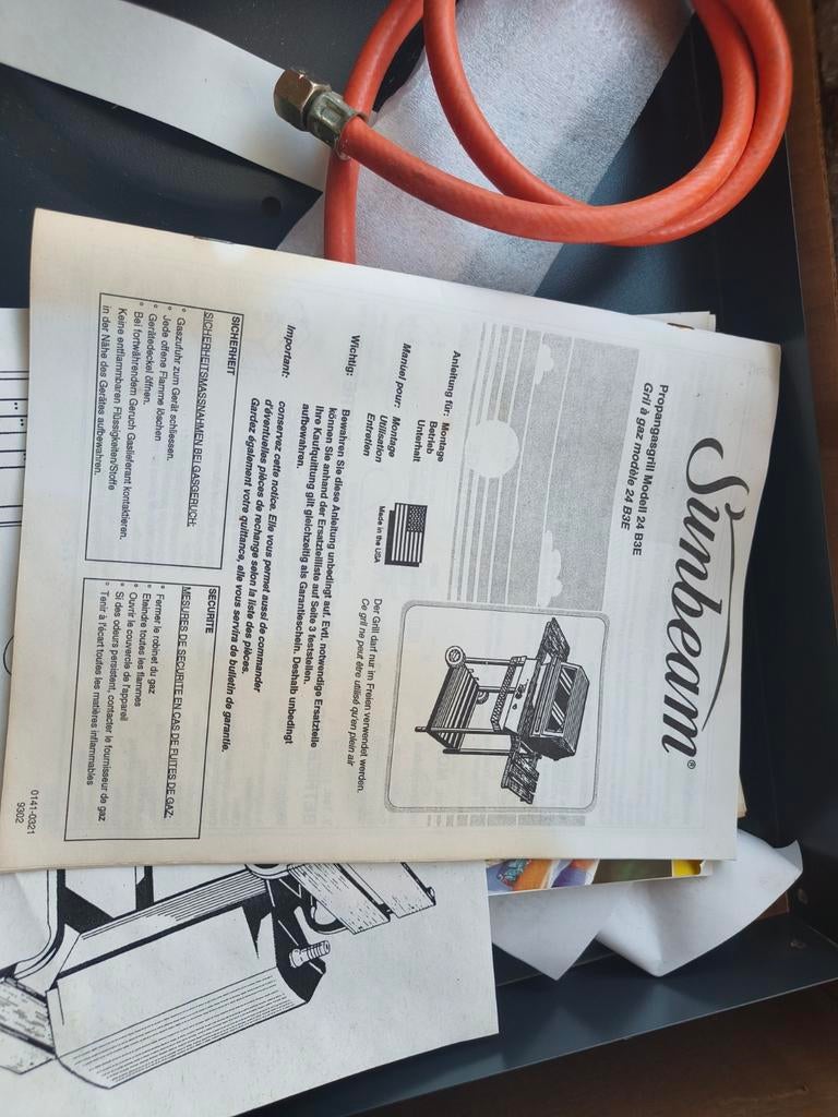 Barbecue Sunbeam op gas - nieuw in doos, Ophalen