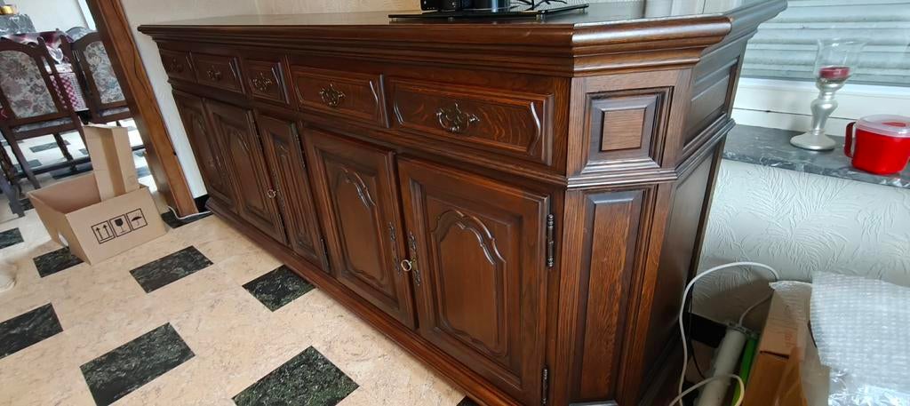 Massieve houten kast, Huis en Inrichting, Kasten | Dressoirs, Ophalen, Gebruikt, Met deur(en), 50 tot 100 cm