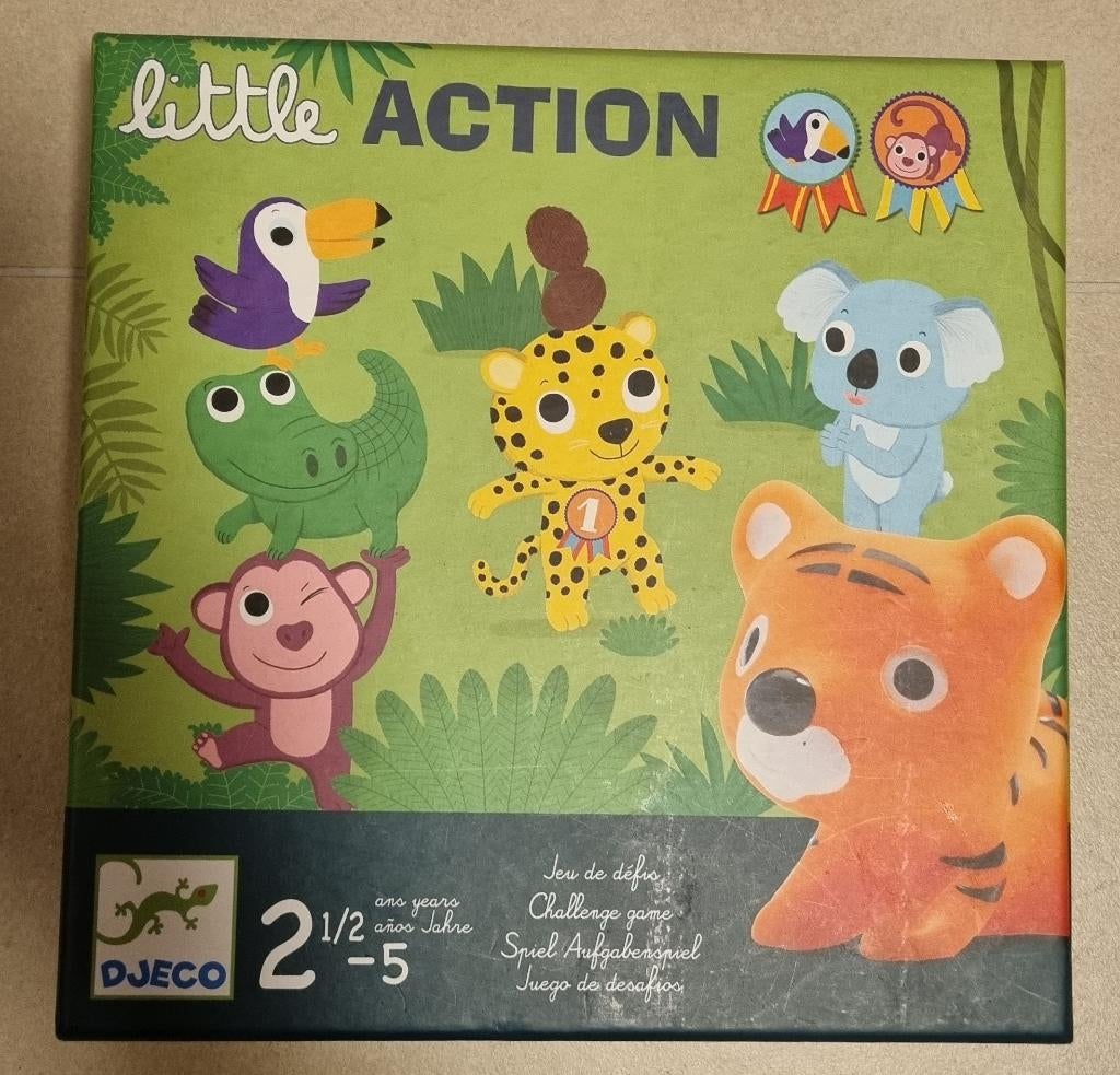 Little action Djeco, Trois ou quatre joueurs, Enlèvement ou Envoi, Comme neuf, Djeco