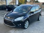 Ford Grand C-max 1.6L Diesel 7PL, Auto's, Euro 5, Zwart, Bedrijf, 1560 cc