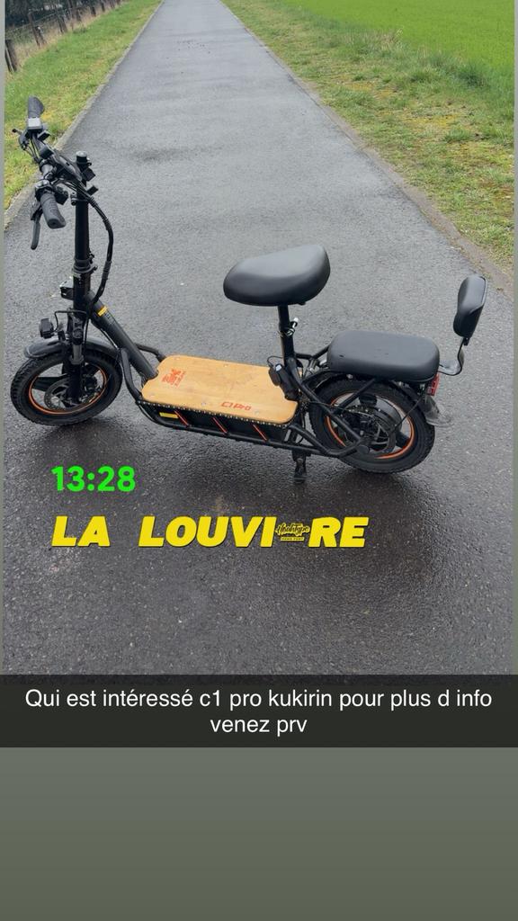 Draisienne électrique, Vélos & Vélomoteurs, Trottinettes, Enlèvement, Comme neuf