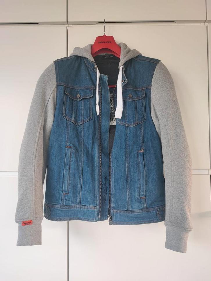 Segura Jessy Motorhoodie/jeansjas Large nieuwstaat! Heren, Motoren, Kleding | Motorkleding, Jas | textiel, Heren, Nieuw zonder kaartje