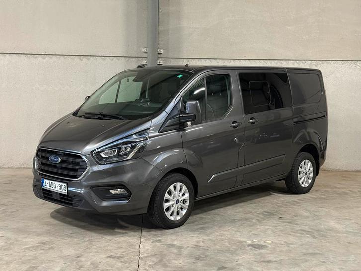 Ford Transit Custom automaat, Autos, Camionnettes & Utilitaires, Particulier, Air conditionné, Ford, Diesel, Gris, Enlèvement