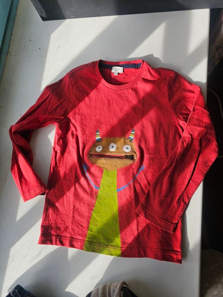 originele, mooie en leuke longsleeve P. SMITH 8J, Verzenden, Paul Smith Junior, Jongen, Shirt of Longsleeve