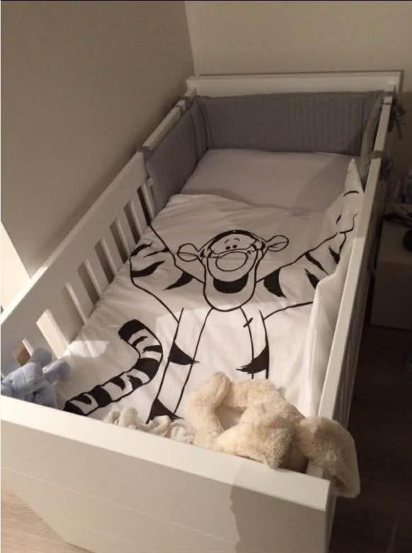 Kinderbed Bopita omvormbaar van spijlenbed tot kinderbed, 70 tot 85 cm, 140 tot 160 cm, Zo goed als nieuw, Ophalen