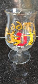 Duvel glas de 6 hop duivels nieustaat, Verzamelen, Biermerken, Ophalen of Verzenden, Duvel