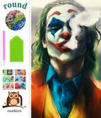 nr 2071 Diamond Painting smoke joker 40x30cm (rond), Film en tv, Verzenden, Nieuw, Meerkleurig