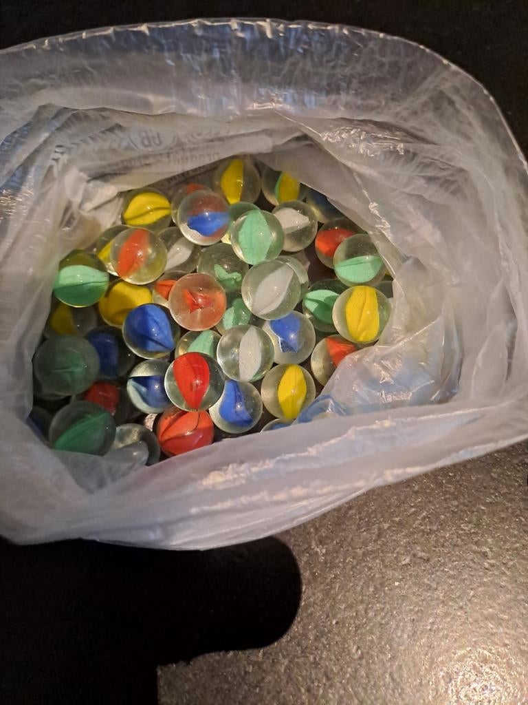 Knikkers, 60 stuks, 1,6 cm groot8, Ophalen of Verzenden