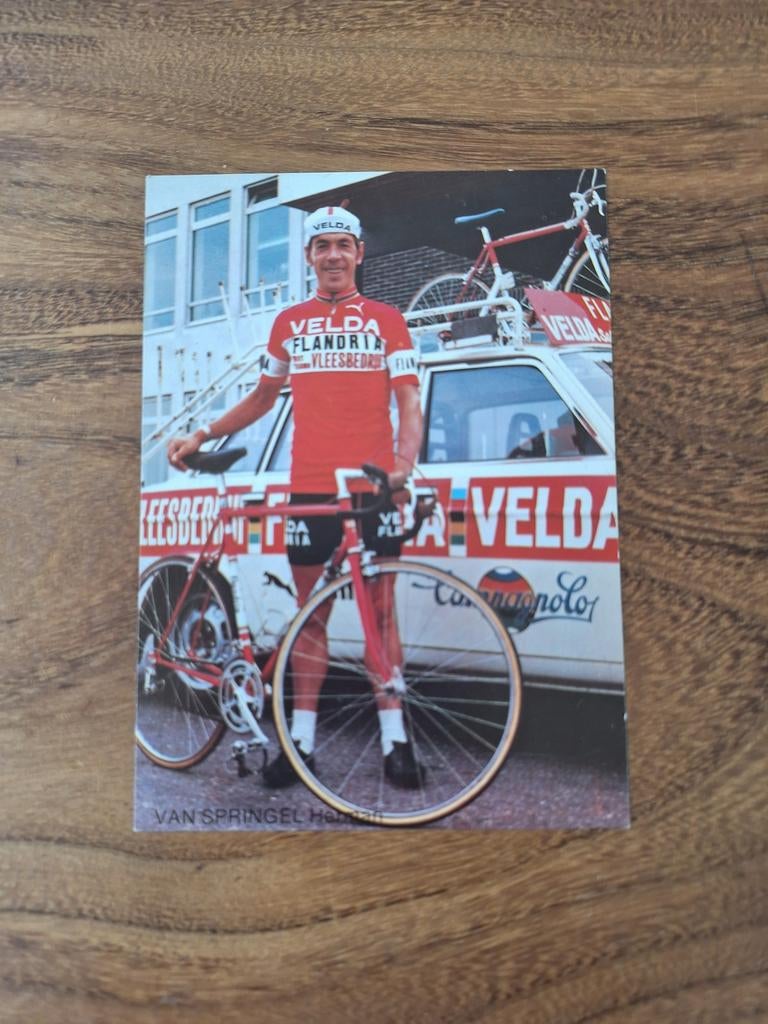 Wielerkaart Herman Van Springel, Collections, Enlèvement ou Envoi, Comme neuf, Sport