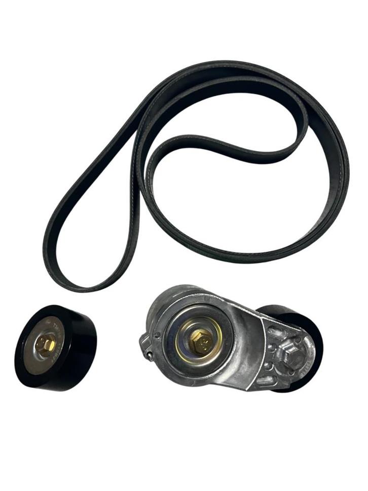 SPANNROLSET + POLY + V-SNAAR 8PK E6 DAF GATES 1722230A, Auto-onderdelen, Vrachtwagen-onderdelen, DAF, Motor en Accessoires, Nieuw