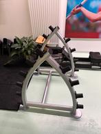 Mooie en stevige barebell / halter rek, Ophalen, Zo goed als nieuw, Benen, Halterstangen