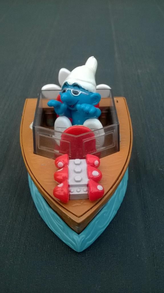 Schtroumpf hors-bord – Toy Island, Collections, Schtroumpfs, Enlèvement ou Envoi, Utilisé, Autres Schtroumpfs, Poupée, Figurine ou Peluche