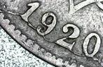 Variété 10 cts 1920 Fr Belgique bris de coin, Envoi, Monnaie en vrac, Métal