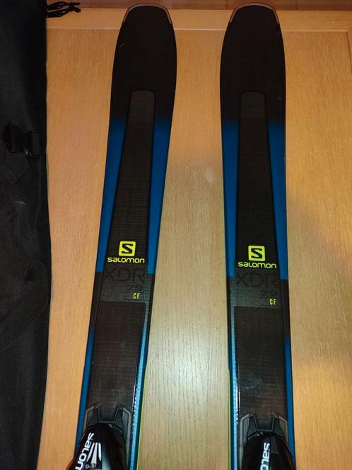 Paar Salomon XDR 79 CF alpineski's 1,80m Mercury 11, Sport en Fitness, Skiën en Langlaufen, Zo goed als nieuw, Ski's, Salomon
