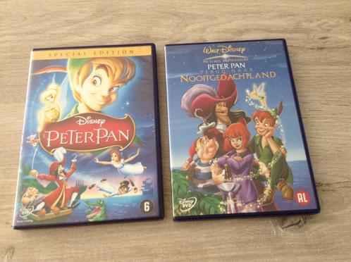 Walt Disney Peter Pan verschillende DVD'S  (2003-2012), Cd's en Dvd's, Dvd's | Tekenfilms en Animatie, Zo goed als nieuw, Europees