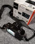 Sony Alpha 6000 fotocamera met tas, 4 t/m 7 keer, Ophalen of Verzenden, Compact, Sony