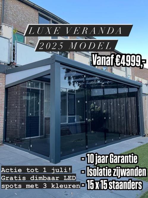 Veranda Tuinkamer Serre Deluxe, Tuin en Terras, Overkappingen, Nieuw, Veranda, Ophalen of Verzenden