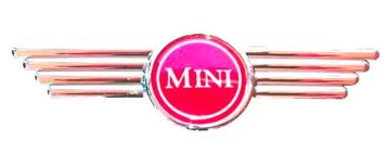 Badge de capot ailes MINI Classique rouge., Enlèvement ou Envoi, Neuf, Mini