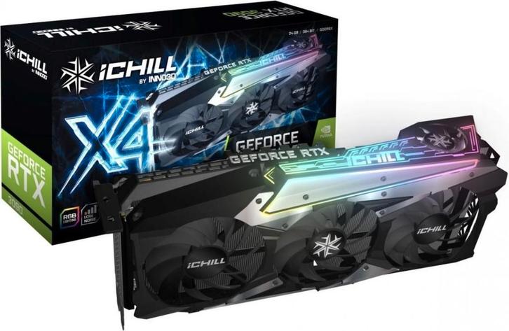 3090TI iChill X4 Inno 24 GB GDDR6X Top, Computers en Software, Videokaarten, Nvidia, Ophalen