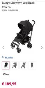 Buggy Liteway4 Jet Black Chicco nieuw in doos, Kinderen en Baby's, Buggy's, Ophalen of Verzenden