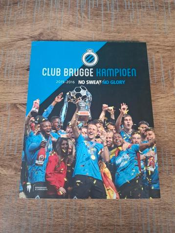 Te koop boek Club Brugge kampioen 2015-2016.  beschikbaar voor biedingen
