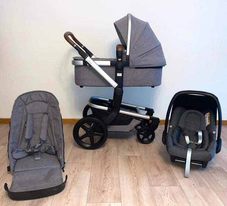 Joolz Day+ Radiant Grey 3 in 1 - COMPLEET, Kinderen en Baby's, Buggy's, Zo goed als nieuw, Maxi-Cosi, Ophalen