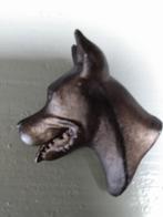 Broche hond, Overige materialen, 4 tot 7 cm, Gebruikt, Zwart