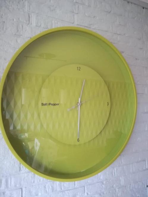 wandklok 60 cm nieuwstaat salt&pepper, Huis en Inrichting, Woonaccessoires | Klokken, Zo goed als nieuw, Wandklok, Analoog, Ophalen