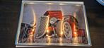 Metalen wallart plakkaat Hot Rod, Ophalen of Verzenden