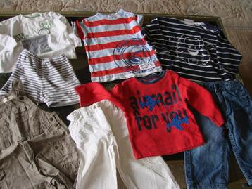 babykleding jongen maat 74    pakketje