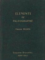 Elements de Paleographie - Chanoine Reusens, Livres, Livres d'étude & Cours, Utilisé, Enlèvement ou Envoi