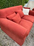Rode comfortabele zetels, Gebruikt, Ophalen of Verzenden