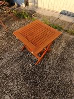 Petite table en teck pliable, Jardin & Terrasse, Tables de jardin, Enlèvement ou Envoi, Comme neuf