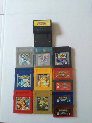 SSS gameboy nintendo pokemon games  beschikbaar voor biedingen