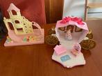 Sylvanian Le carrosse Royal - 5543 et Le château 5319, Enfants & Bébés, Enlèvement ou Envoi, Utilisé, Maison de poupées