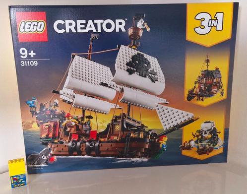 Lego 31109 Piratenschip, Kinderen en Baby's, Speelgoed | Duplo en Lego, Nieuw, Lego, Complete set, Ophalen of Verzenden