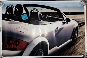 Reclame poster affiche AUDI A2 A4 A6 A8 TT Cabrio Quattro