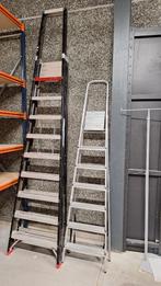 3 échelles, Doe-het-zelf en Bouw, Ladders en Trappen, Ophalen, Zo goed als nieuw, Ladder, 2 tot 4 meter
