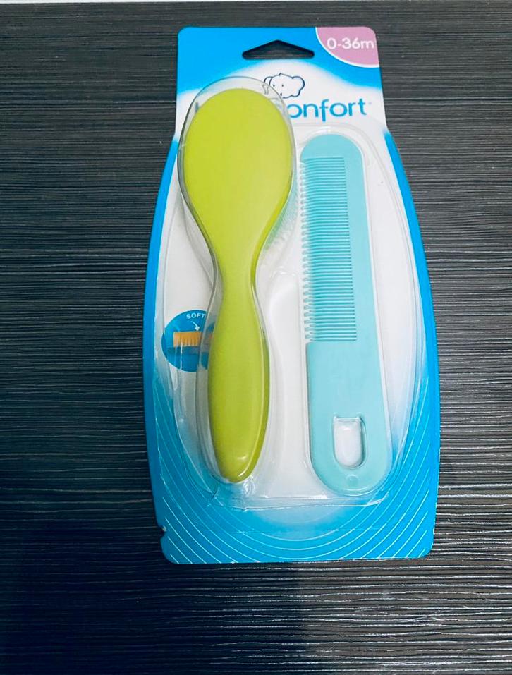 🍄. Bébéconfort . NIEUWE Borstel + Kam . In de verpakking, Kinderen en Baby's, Badjes en Verzorging, Nieuw, Ophalen of Verzenden