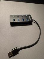 Nexibo met schakelaars aan uit voor 4x USB, Computers en Software, Pc- en Netwerkkabels, Ophalen, Zo goed als nieuw