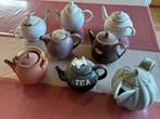 Verzameling van 8 theepotten, Ophalen of Verzenden