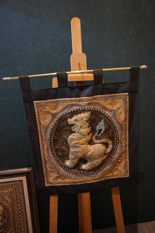 Shwe chi doe - birmese leeuw chinte, Antiek en Kunst, Curiosa en Brocante, Ophalen of Verzenden