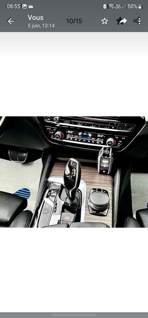 BMW 550 ixdrive nouveau moteur complet chez BMW, Auto's, BMW, Particulier, 5 Reeks, 360° camera, 4x4, ABS, Achteruitrijcamera