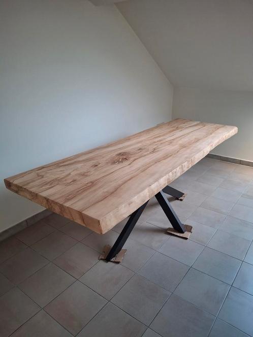 Kastanjebruine tafel, Huis en Inrichting, Tafels | Eettafels, Zo goed als nieuw, Ophalen
