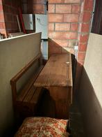 Vintage oude schoolbank, Ophalen, Gebruikt