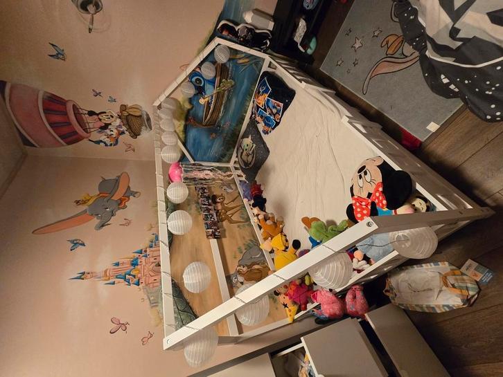 vloerbed 140x200cm, Kinderen en Baby's, Kinderkamer | Stapelbedden en Hoogslapers, Gebruikt, Ophalen